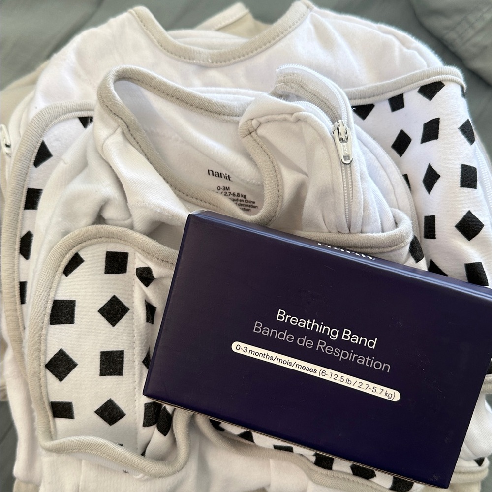 Nanit Breathing Band and Baby Swaddle Set